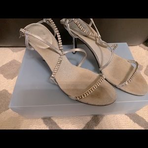 Nine West Heels- Size 7.5- Silver